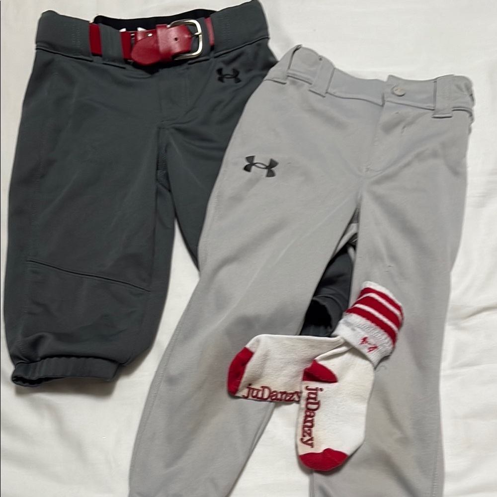 Under Armour Kids' Gray baseball softball pants